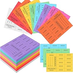 Kosiz 300 Sheets Raffle Tickets Sheets Hold This