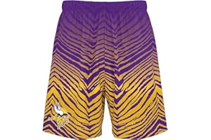 Zubaz NFL Men's Adult 7" Inseam Shorts in Vibrant Camo, Zebra, Confetti and Fade Styles (Small - 3XL)