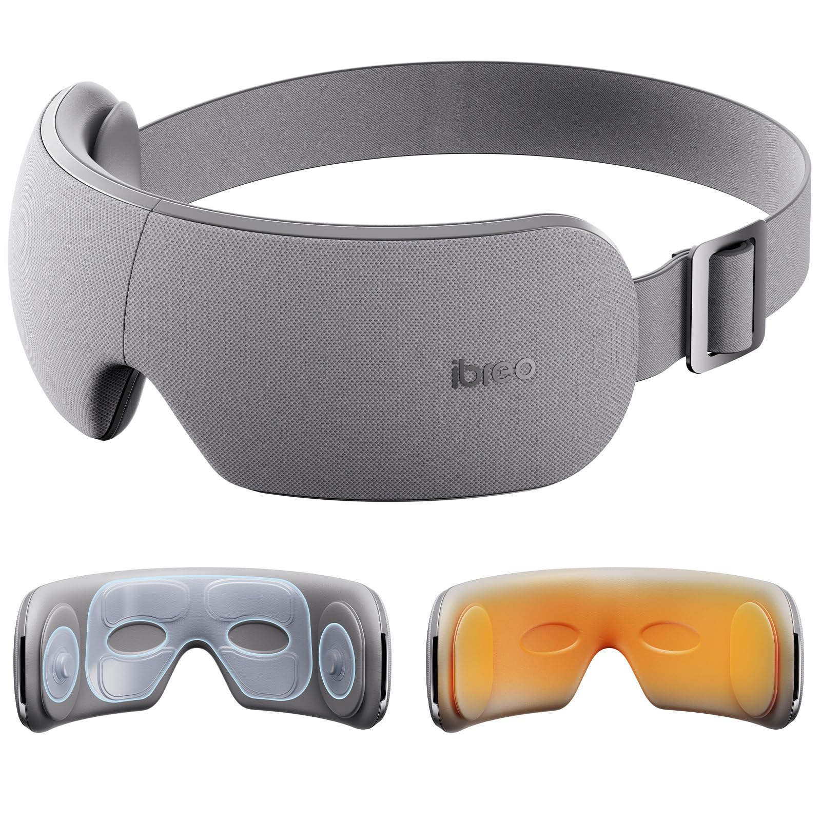 Photo 1 of Eye Massager for Migraines with Temple Massage, Heat, Air Compression and Bluetooth Music Streaming, Foldable Electric Eye Mask for Migraine Relief, Eye Strain, Eye Care for Women and Men