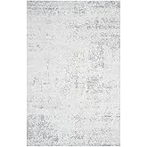 SAFAVIEH Princeton Collection Area Rug - 5'3" x 7'6", Beige & Grey, Vintage Distressed Design, Non-Shedding & Easy Care, Idea