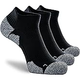 CWVLC Unisex Cushioned Compression Athletic Ankle Socks Multipack