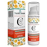 Trendy Blends 18% Vitamin C Serum with Hyaluronic Acid, Niacinamides- Brightening Face Serum for Glowing Skin - Dark Spot Corrector & Anti-Aging Formula 1Fl Oz