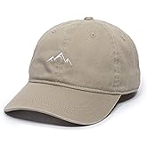 Outdoor Cap -Adult Mountain Dad Hat-Unstructured Soft Cotton