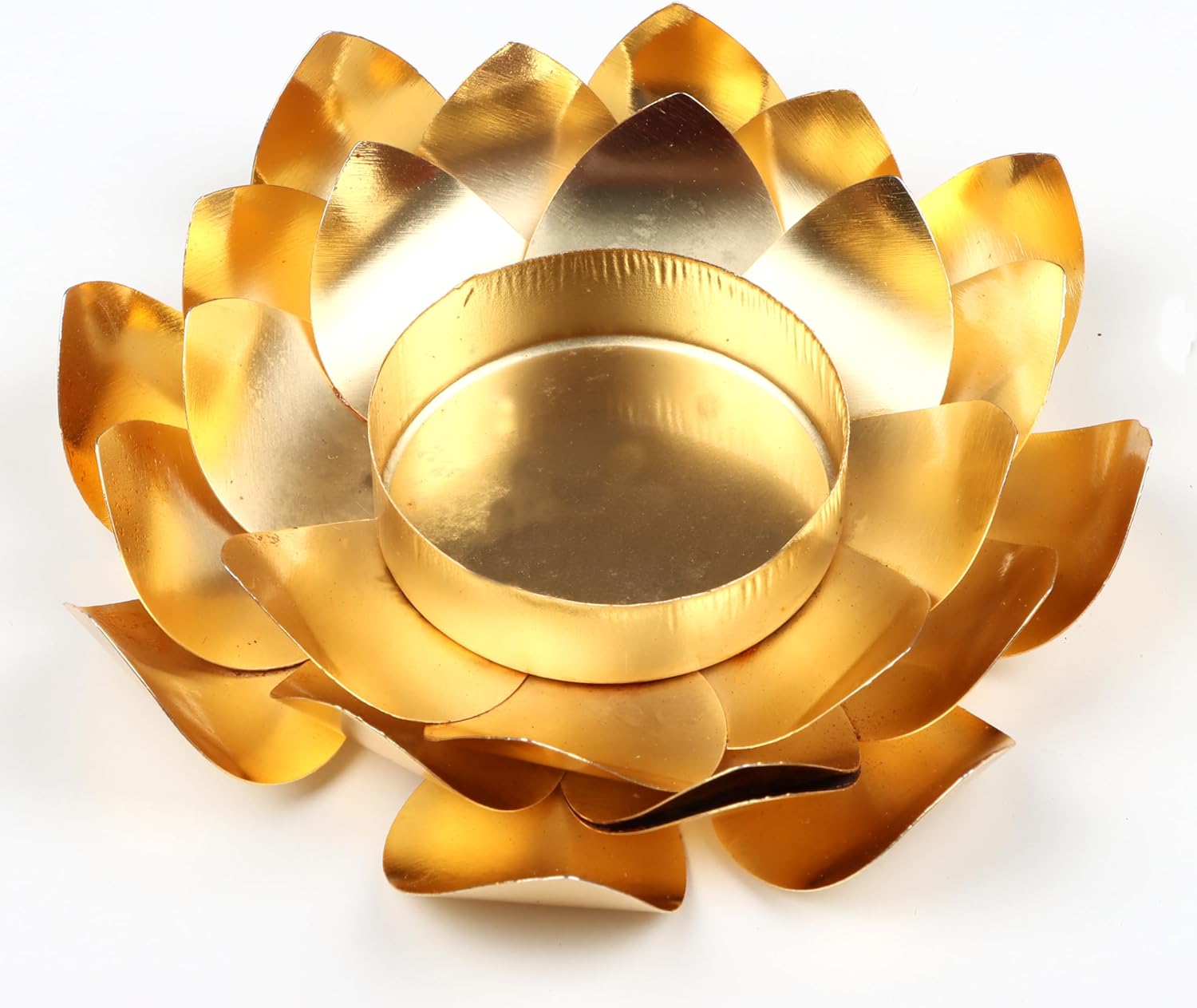 Oil Lamps & Accessories - Diwali Diya Decorative T-Light Holder with Dimoands Diwali Decoration Door Step Lamp (Design 6)