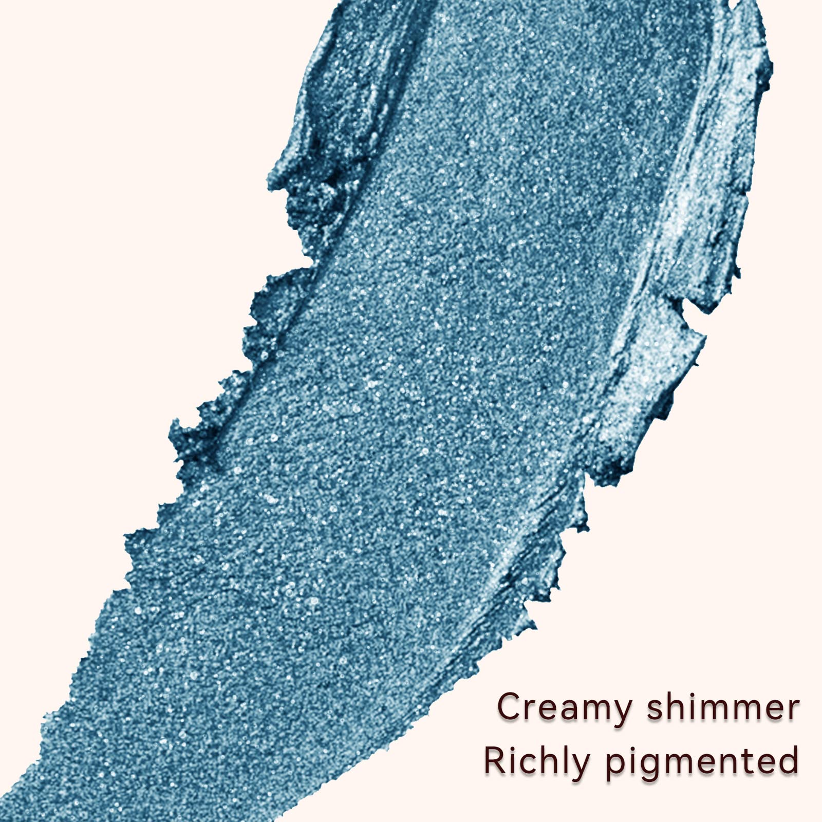 Boobeen Shimmer Eyeshadow Stick, Cream Eye Shadow Pencil Waterproof, Eyeshadow Crayon Pen Eye Brightener Stick for Eyes Highlighter