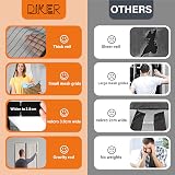 DIKER Fly Screen Doors Mesh 75x200cm Black Magnetic Curtain view 3