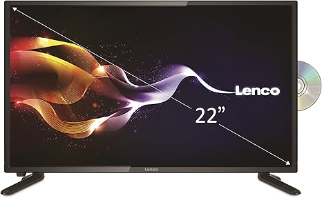 Lenco Dvl 2261 22 Inch Full Hd Led Tv With Dvd Player Hdmi Usb Input Amazon Co Uk Tv