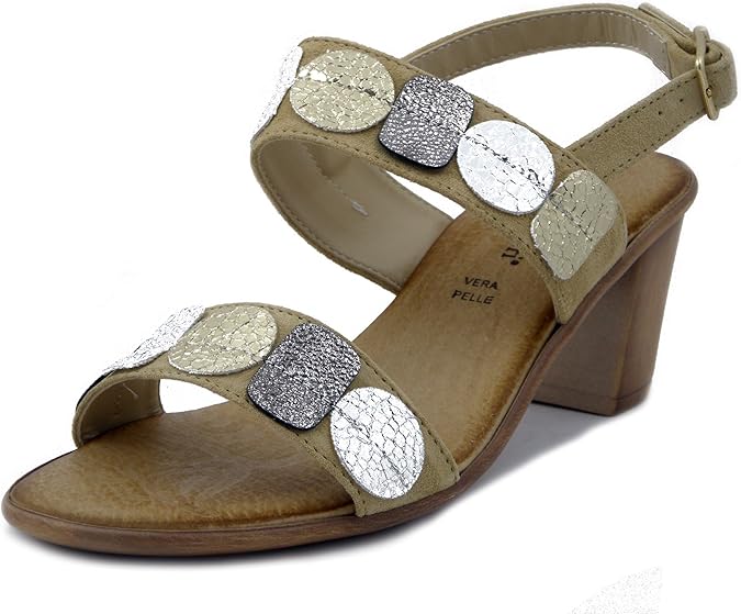 Mercante di Fiori, DamenSandalen aus Wildleder, sandfarben, mittelhoher Absatz 6 cm Amazon.de Mercante di Fiori, DamenSandalen aus Wildleder, sandfarben, mittelhoher Absatz 6 cm Amazon.de