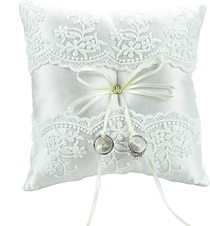 cojin anillos boda amazon
