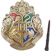 Paladone - Harry Potter - Hogwarts Crest - Lamp with Control Wands Black