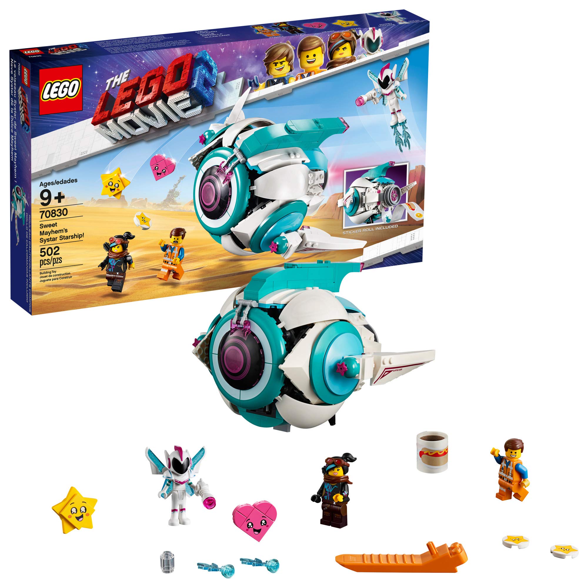 LEGO The Movie Sweet Mayhem's Systar Starship! 70830 Building