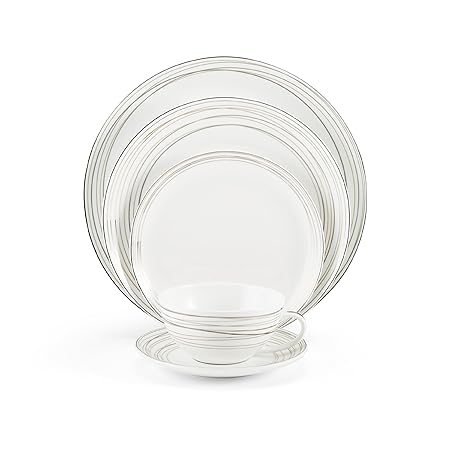 Mikasa Electric Boulevard Bone China 5-Piece Place Setting, Service for 1