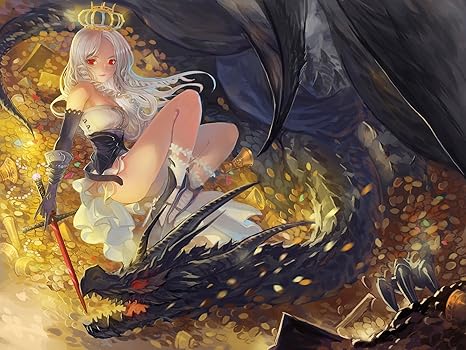 Athah Designs Anime Pixiv Fantasia Girl Long Hair White Hair