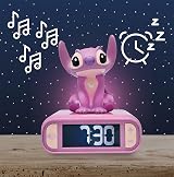 Lexibook Disney Stitch Angel Night Light Alarm Clock RL800D1 Pink view 6