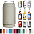 DUALIE 3 in 1 Insulated Can Cooler - 15+ Colors - Universal Size for 12 oz Cans, Slim Cans, and Bottles