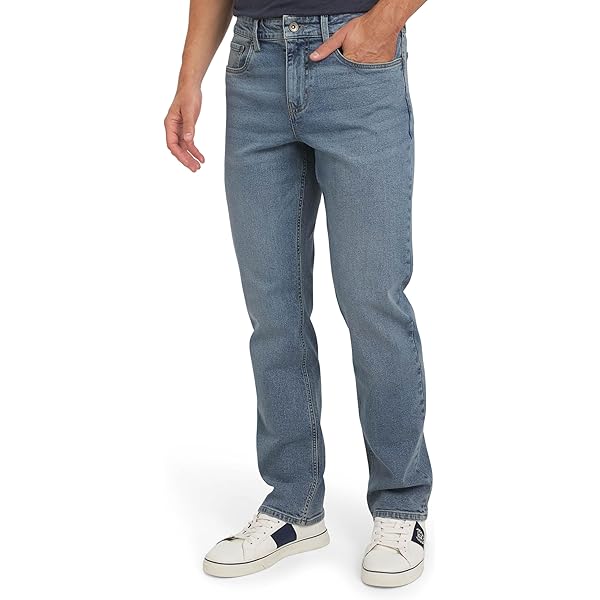 Jeans Homme Gap - Coupe Striée Délavée Gris Clair - Taille 32x30 - Occasion En Très Bon état