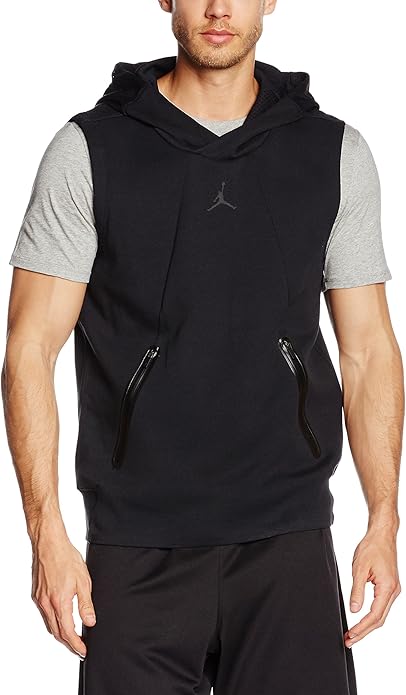 jordan ultimate flight fleece sleeveless hoodie
