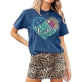 MAPICK Women Vintage Free Bird Graphic T-Shirts Band Music Tees Short Sleeve Tee Tops Country Concert Clothing