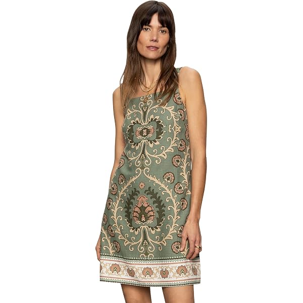 Sanctuary, Women's, Embroidered Blooms Dress, Embroidered Blooms Dress,  Large White at Amazon Women's Clothing store