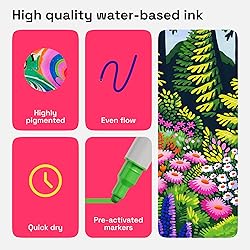 ARTISTRO 60 Dual Tip Acrylic Paint Markers, Acrylic