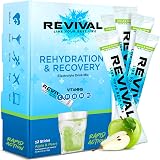 Revival Shots Apple Pear Electrolyte Sachets High Strength Vitamin C 500mg 12pk
