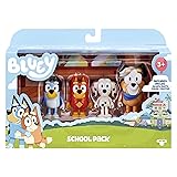 Bluey and Friends 4 Pack of 2.5-3"" Poseable