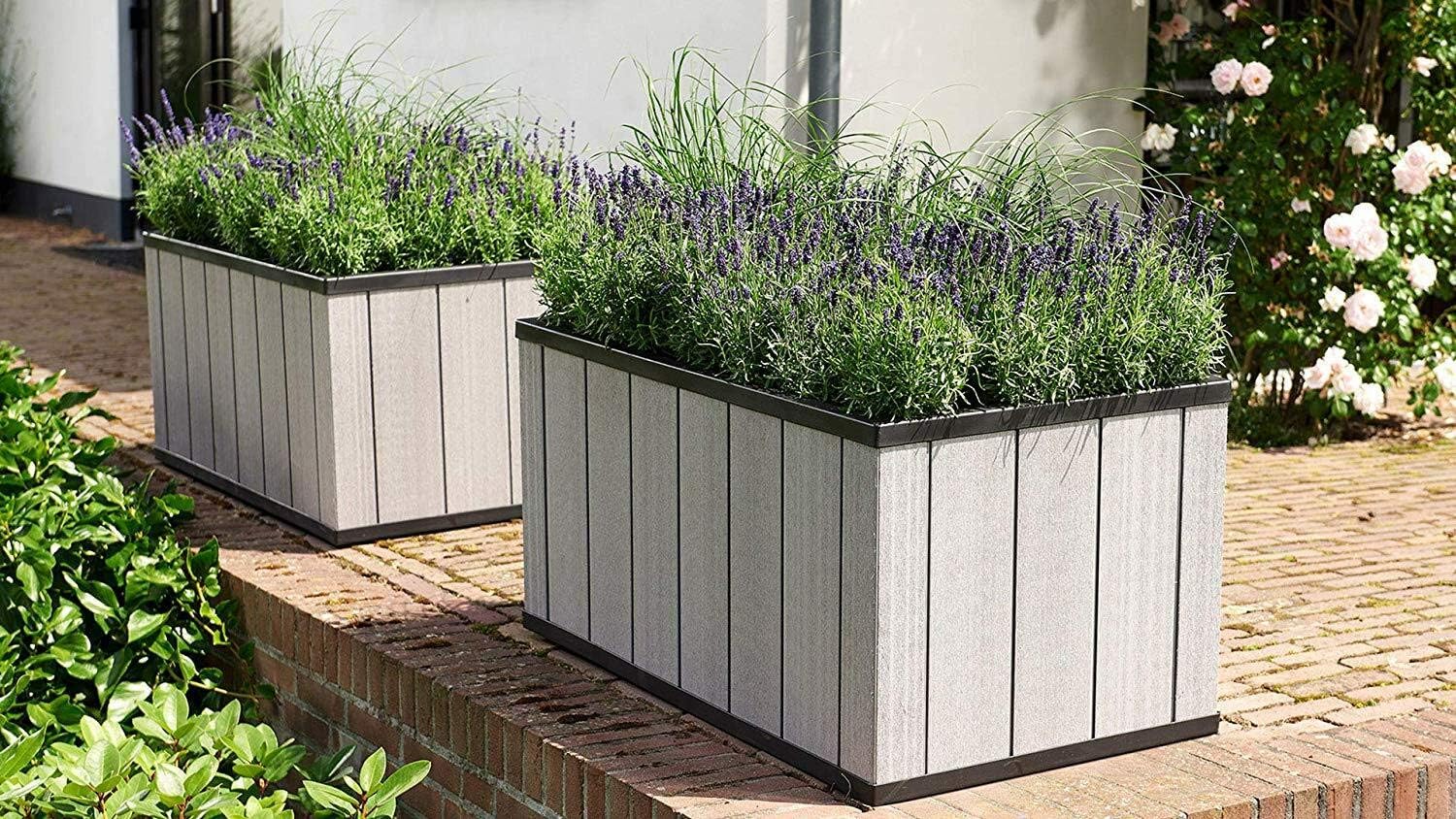 Koll Living Garden Sequoia - Jardinera Alta (88 L, con Sistema de ...