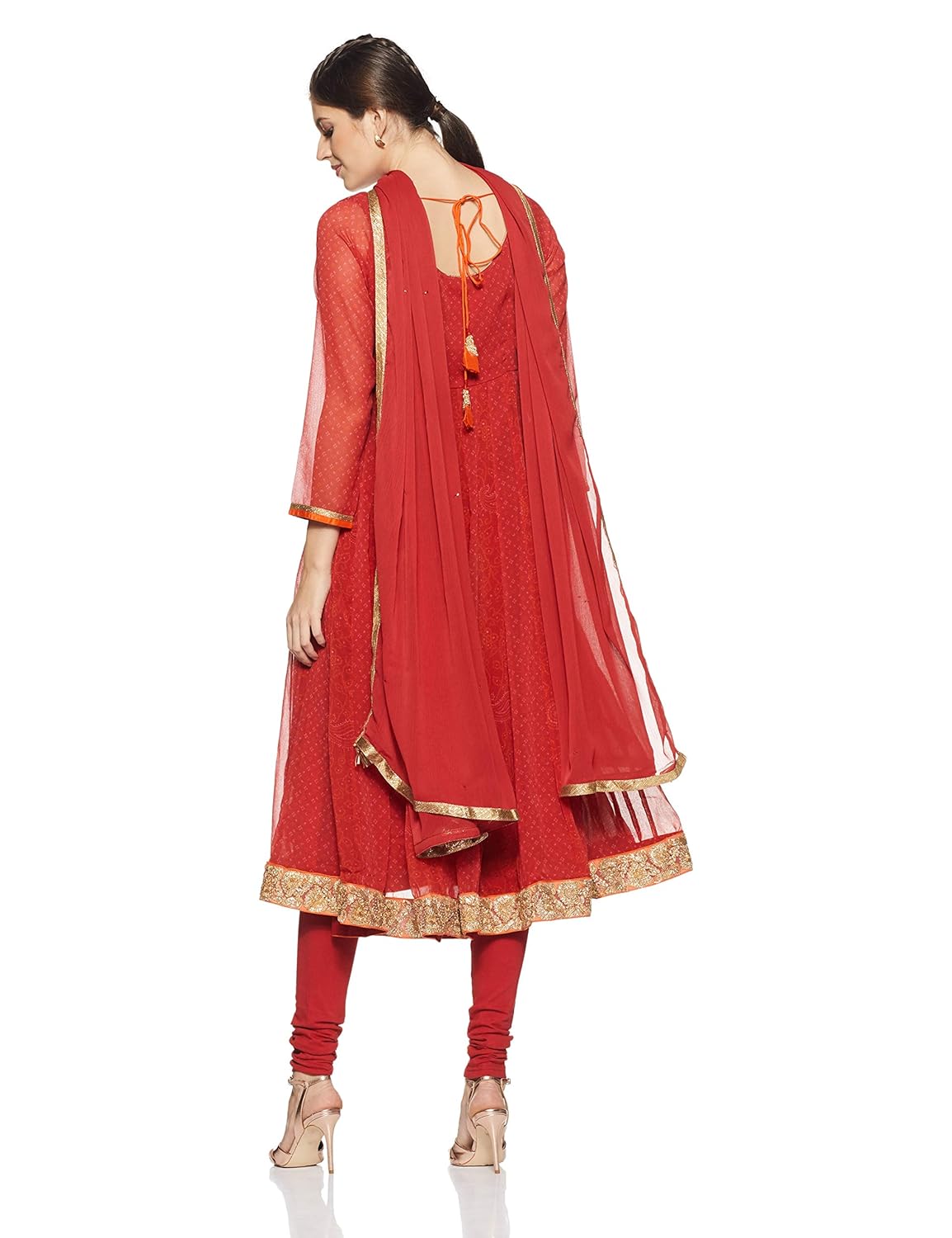 biba women's anarkali salwar suit