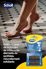 Scholl Velvet Smooth Express Pedi Crystal Diamonds Replacement Rolls 2 view 3