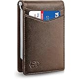 Zitahli Mens Wallet with Money Clip Slim RFID Front Pocket Wallets for Men