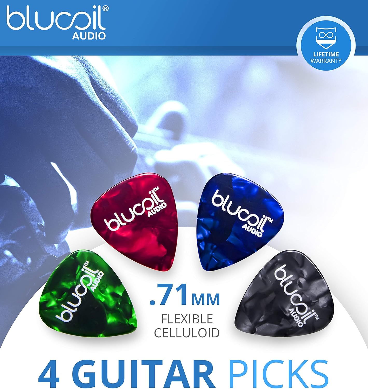 Line 6 Relay G30 Wireless Guitar System Bundle with DC-1g Power Supply, Blucoil 10-FT Straight Instrument Cable (1/4in), and 4-Pack of Celluloid Guitar Picks: Home Audio & Theater