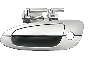 S Sentinel Parts Outside Exterior Door Handle KY1 Light Silver Metallic Front Left Driver Side Compatible with 2002-2006 Nissan Altima Replaces # NI1310123, 80607-8J009