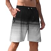 APTRO Men's Swim Trunks 9 inch Bathing Suit Board Shorts with Zipper Pockets Swimming Swimsuit Beach Shorts Big and Tall