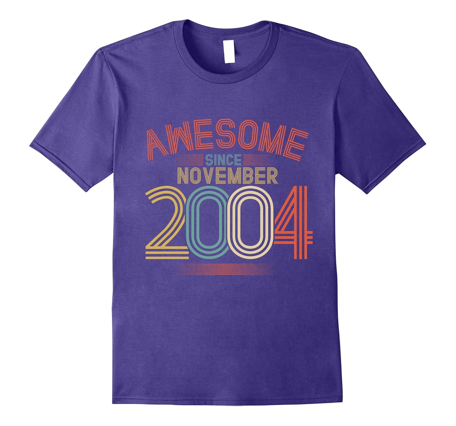 Awesome Since November 2004 Funny T-Shirt 13rd Birthday Tee-Rose