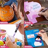 Lenski Glitter Pens 24 Colors Outline Markers for Kids Arts Craft Gift view 3
