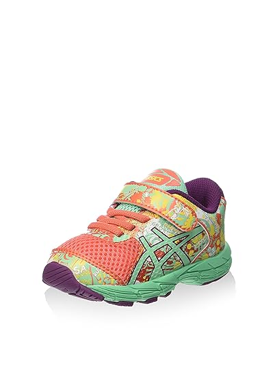 ASICS Unisex-Kinder Noosa Tri 11 Ts Sportschuh orange/grün/Pflaume 21 EU