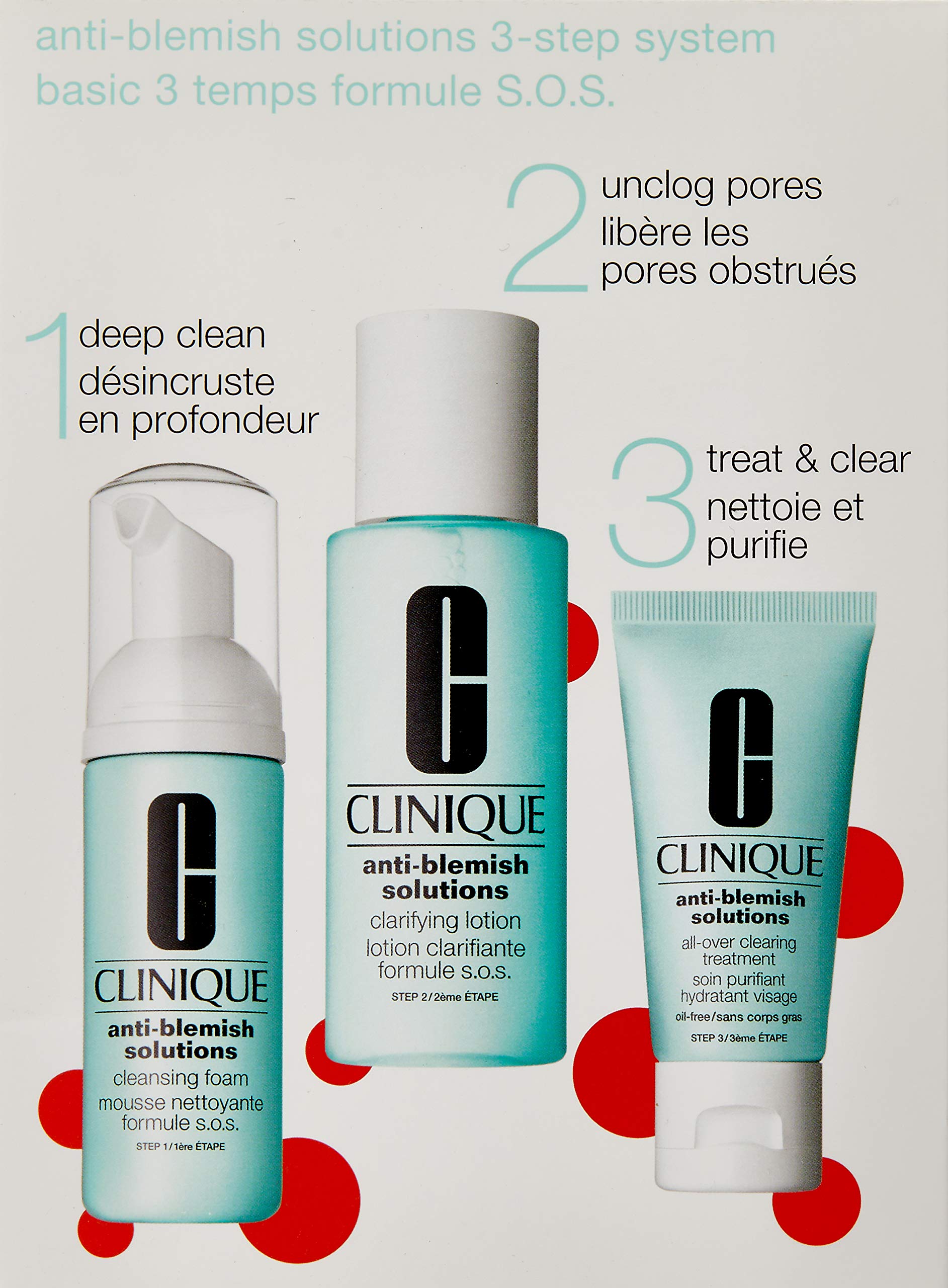 Clinique 3 Piece AntiBlemish Solutions 3Step System Kit Buy Online