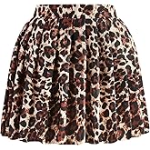 tagunop Women's Mini Pleated Skirts Y2k Skater Skirt Club Skirts for Women Sexy A-Line Uniform Tennis Skirt