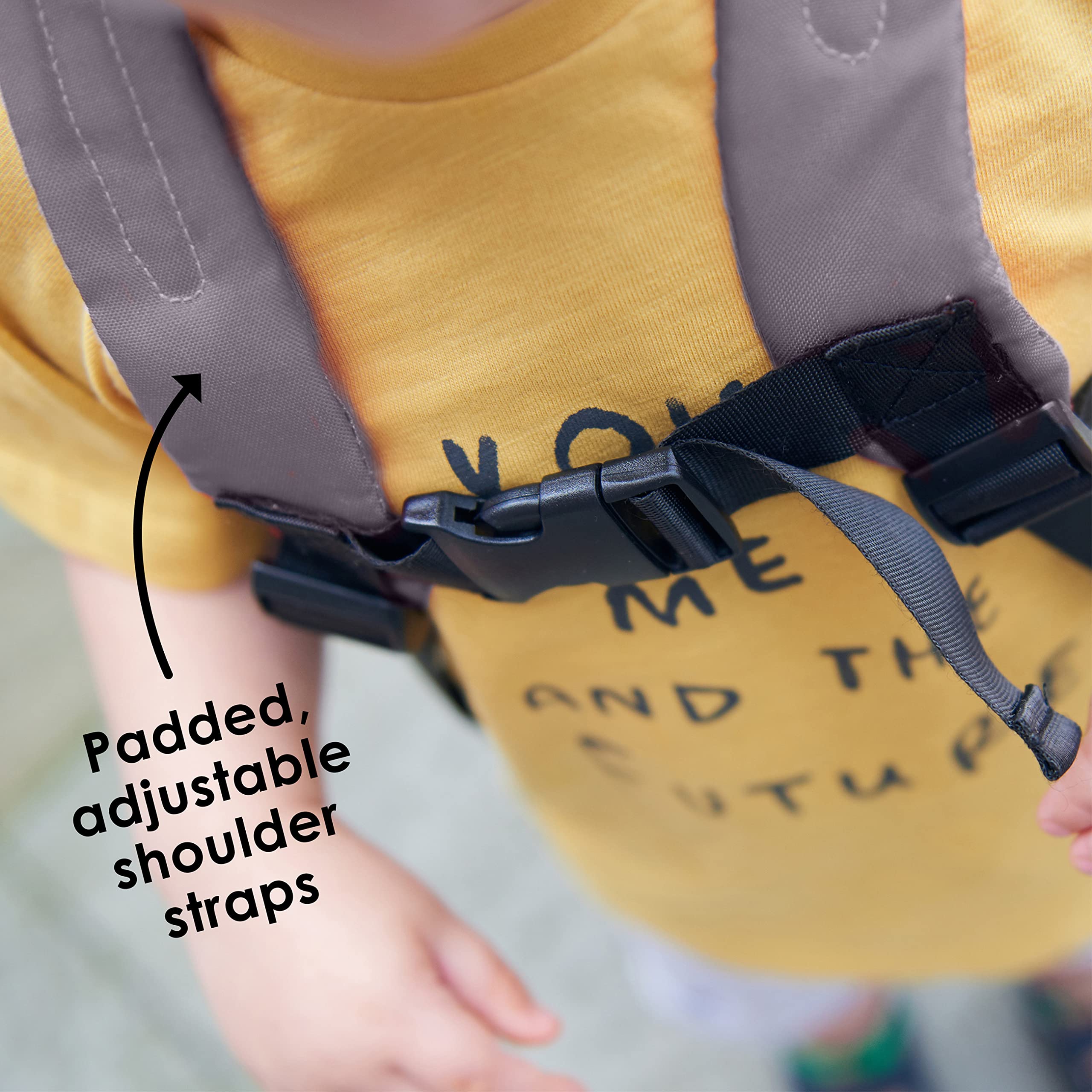Diono Unisex Baby Safety Rein and Backpack, Gray, 1 Count (Pack of 1)