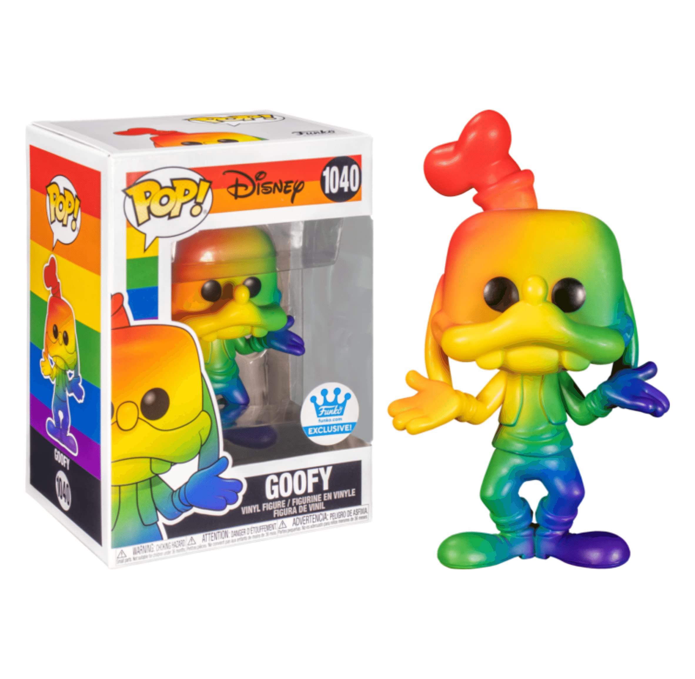 POP! Disney 1040 - Goofy Rainbow Pride 2021 Funko Exclusive