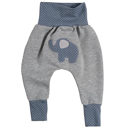 Lilakind Jungen Babyhose Pumphose Baby Hose Jerseyhose Punkte - Made in Germany