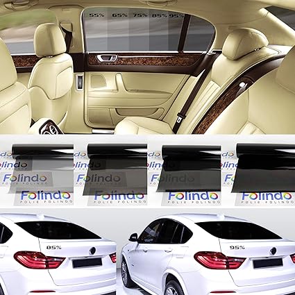 Solar Screen Profi Auto Tönungsfolie Medium Schwarz 75% Scheibenfolie 76cm Breite Black Plus 75c Scheibentönungs-Folie Ink AB