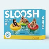 JOYIN Pool Inflatable Rings 82.5cm Fruit 3 Pack Watermelon Kiwi Lemon view 8