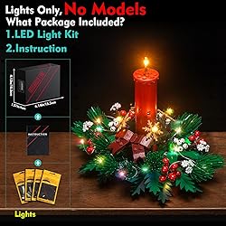 LocoLee LED Light Kit Compatible with Lego