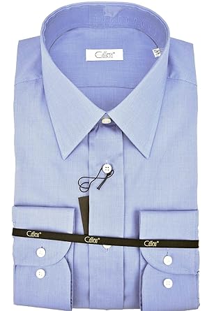 camisa cuello italiano hombre