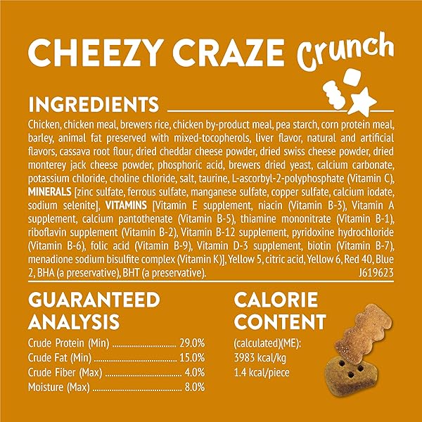 PURINA FRISKIES CAT TREATS, PARTY MIX CHEEZY CRAZE CRUNCH – 20 OZ. POUCH