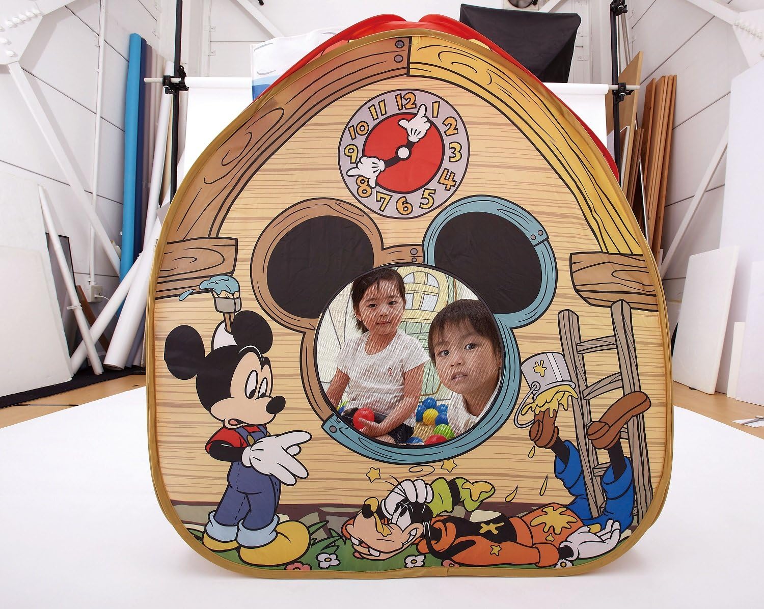 Amazon トゥーンタウン あそびと知育のボールハウス キッズテント おもちゃ