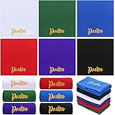 VitalCozy 6 Pack 13.8 Inch Pastor Hand Towels for Men Pastor Appreciation Gifts Colorful Cotton Christian Embroidered Towels Gift for Women Retirement Birthday Christmas