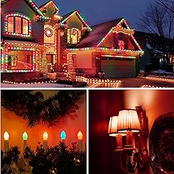 Brightown C7 Christmas Replacement Light Bulbs 50