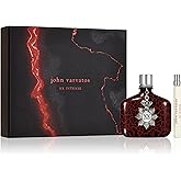 John Varvatos XX Intense Eau de Parfum 2-Piece Fragrance Gift Set, Includes EDP Spray & Travel Size Men's Cologne, Woody Oriental Scent with Notes of Cardamom, Orange Flower & Sandalwood, 4.2 fl oz